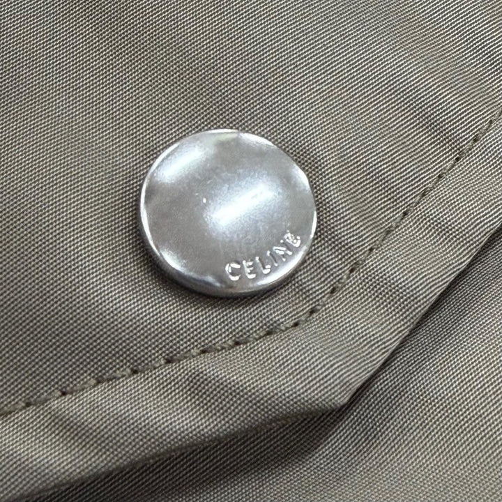 Pristine CELINE Bomber jacket LOGO BOMBER JACKET MA-1 khaki mens 50 2W426396E