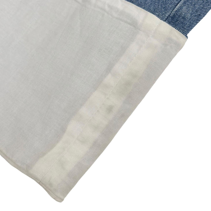 Discounted Very Good LOEWE Pants Button fly, leather patch, fisherman denim. Indigo cotton