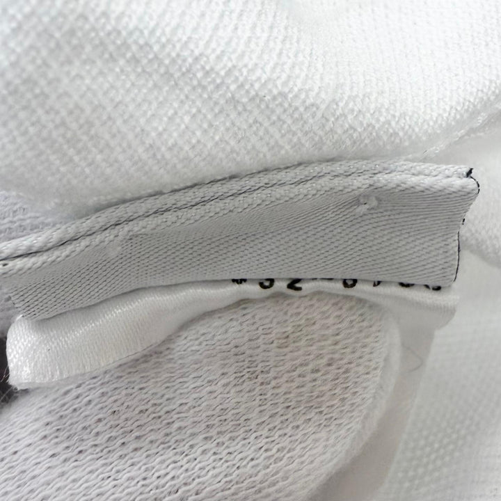 Pristine HERMES Short sleeve polo shirt H logo embroidery white cotton