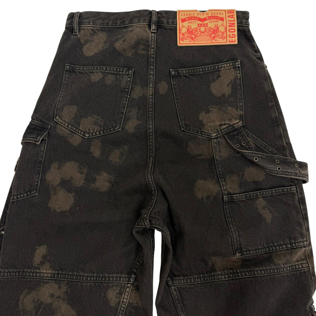 Excellent EGONlab Denim pants DENIM CARGO ELEV ATED Black