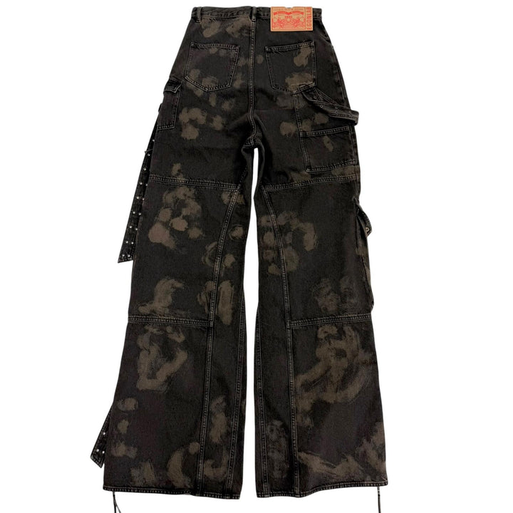 Excellent EGONlab Denim pants DENIM CARGO ELEV ATED Black