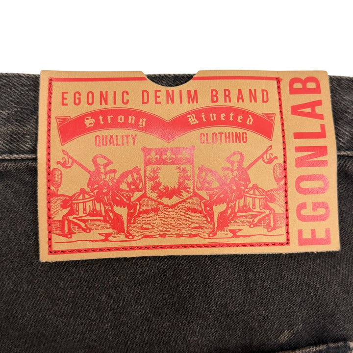 Excellent EGONlab Denim pants DENIM CARGO ELEV ATED Black
