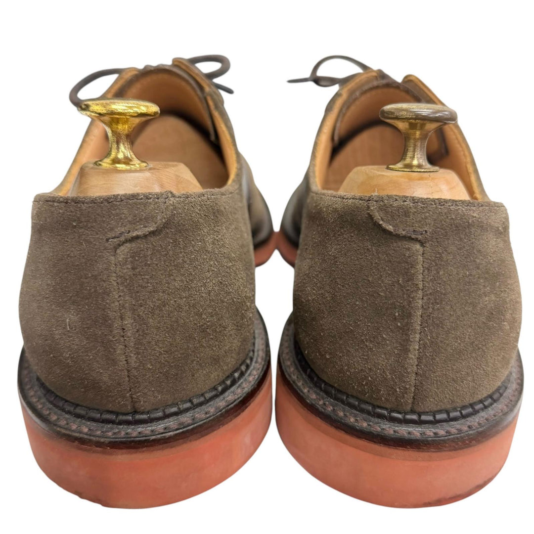 Great CROCKETT&JONES Dress shoes PENN 378 Last Business Shoes Brown Suede
