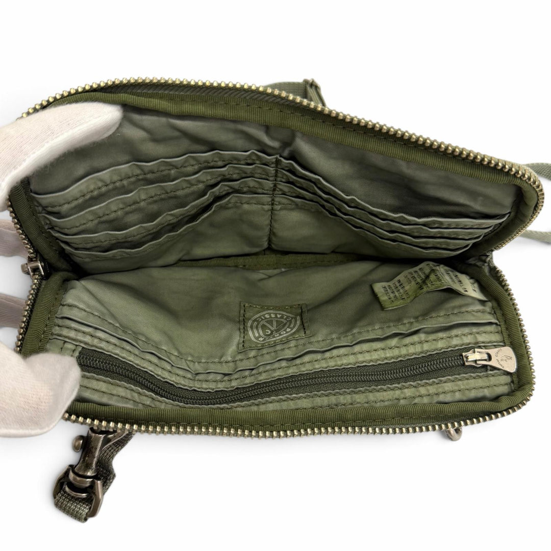 Great PORTER CLASSIC Shoulder Bag SUPER NYLON WALLET POUCH