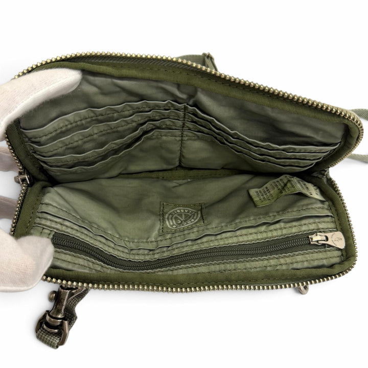 Great PORTER CLASSIC Shoulder Bag SUPER NYLON WALLET POUCH