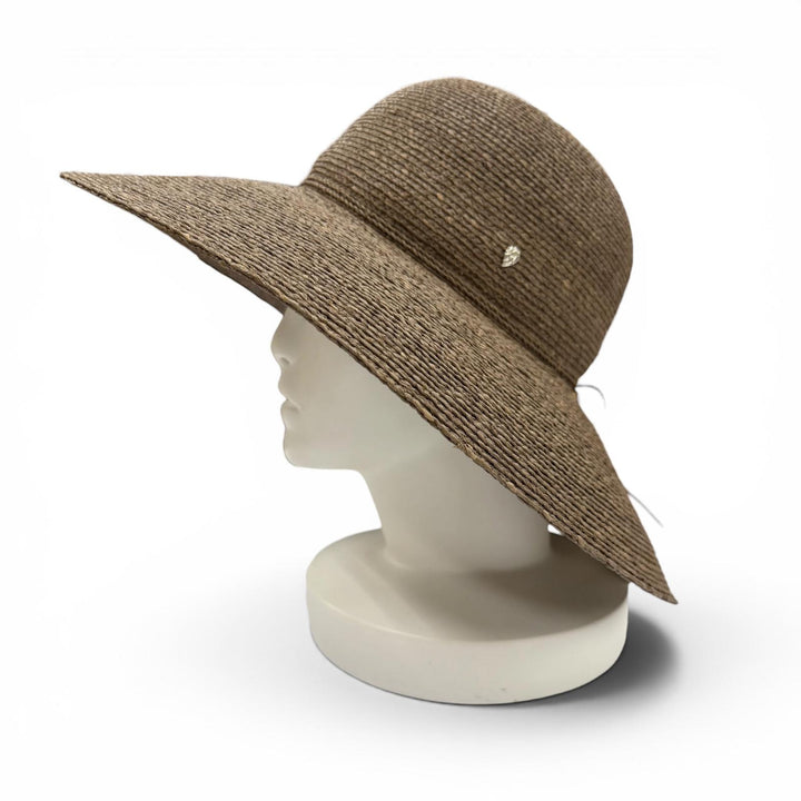 Pristine HELEN KAMINSKI hat Two-piece set Brown Raffia Women