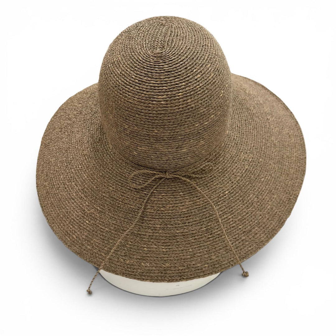 Pristine HELEN KAMINSKI hat Two-piece set Brown Raffia Women