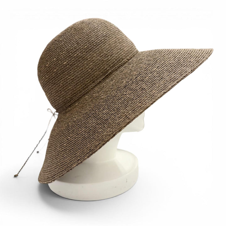 Pristine HELEN KAMINSKI hat Two-piece set Brown Raffia Women