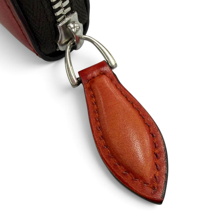 Excellent BERLUTI Purse Itauba Gradient Orange leather mens