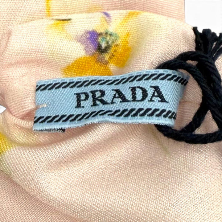 Pristine PRADA Shush Re Nylon Scrunchie pink recycled polyamide Women 1IF015