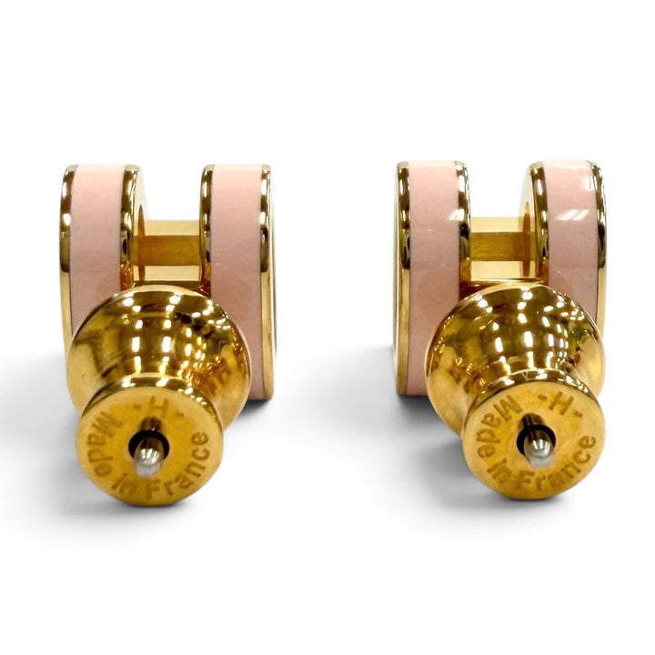 Excellent HERMES Pierce Pierce Mini Pop H H design gold Women