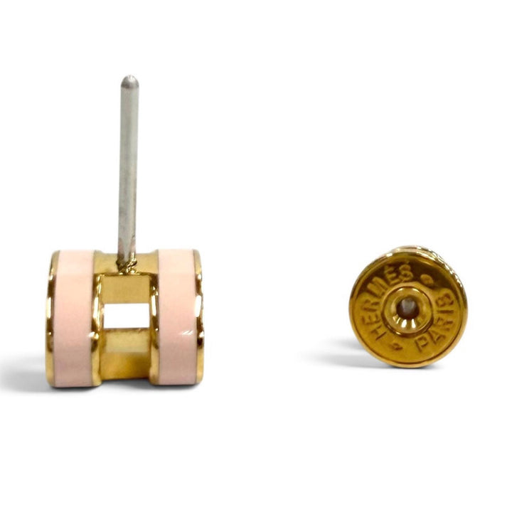 Excellent HERMES Pierce Pierce Mini Pop H H design gold Women