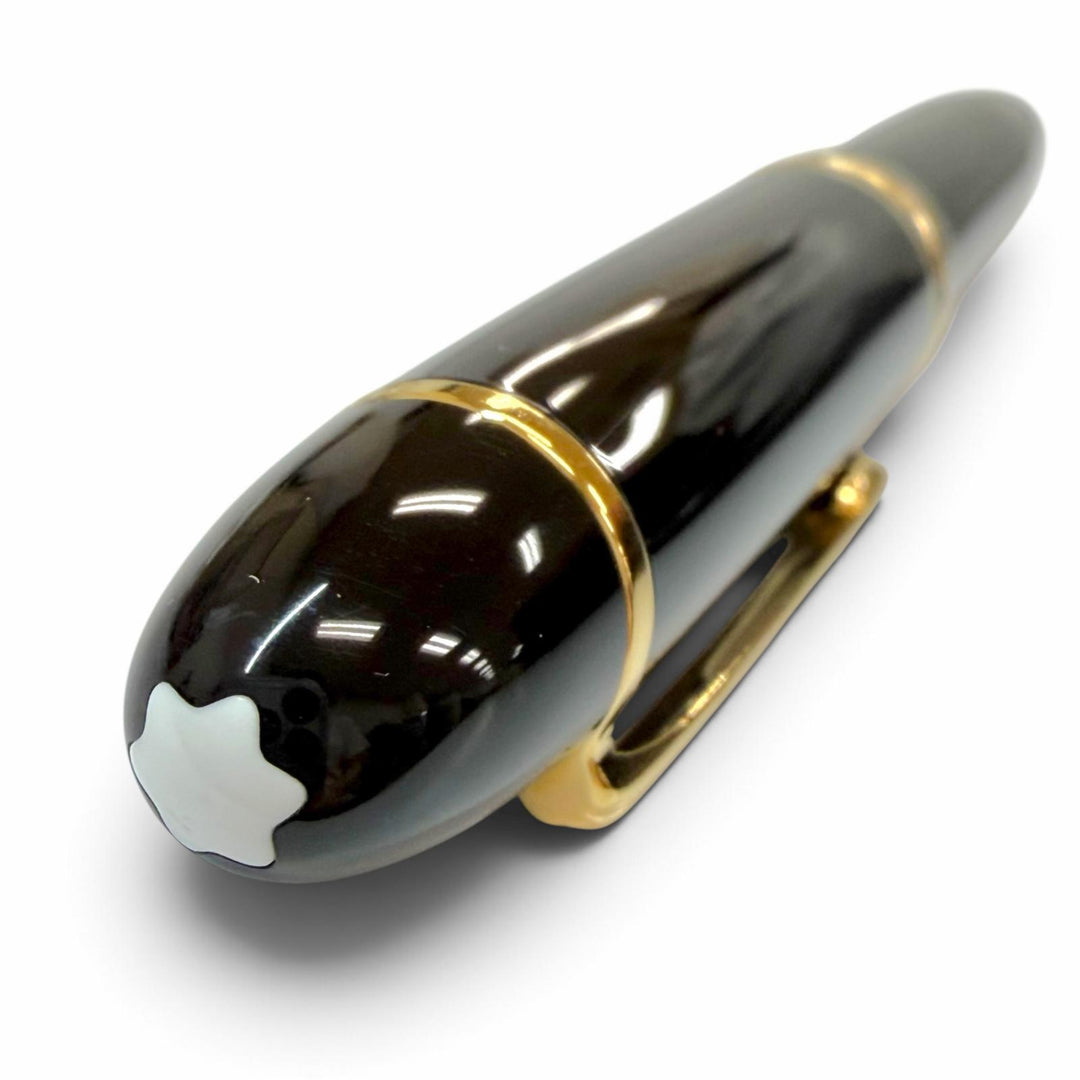 Great MONTBLANC fountain pen Meisterstück 149 white star black 18K mens