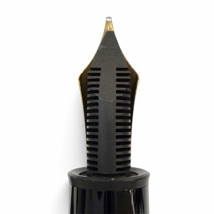 Great MONTBLANC fountain pen Meisterstück 149 white star black 18K mens