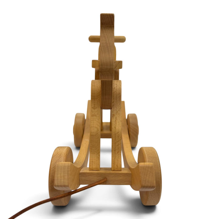 Excellent HERMES Spirit Current model rocking horse with strap natural
