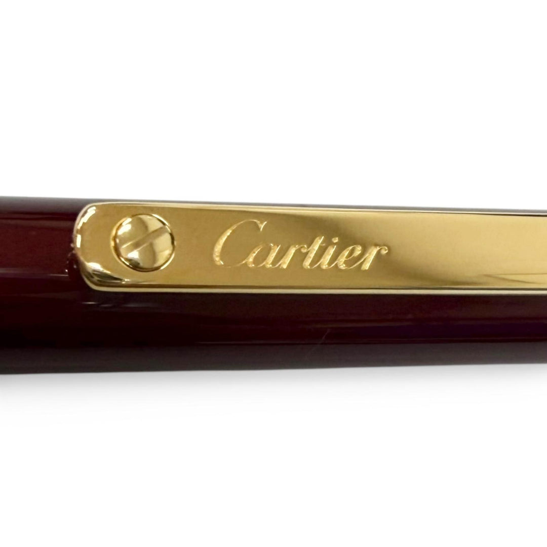 Excellent Cartier Ballpoint pen Santos de Cartier Twist type Bordeaux