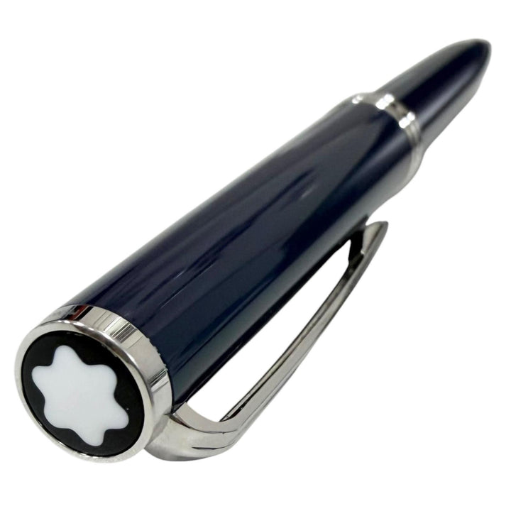 Great MONTBLANC Ballpoint pen Pix Collection White Star Twist Type Navy mens