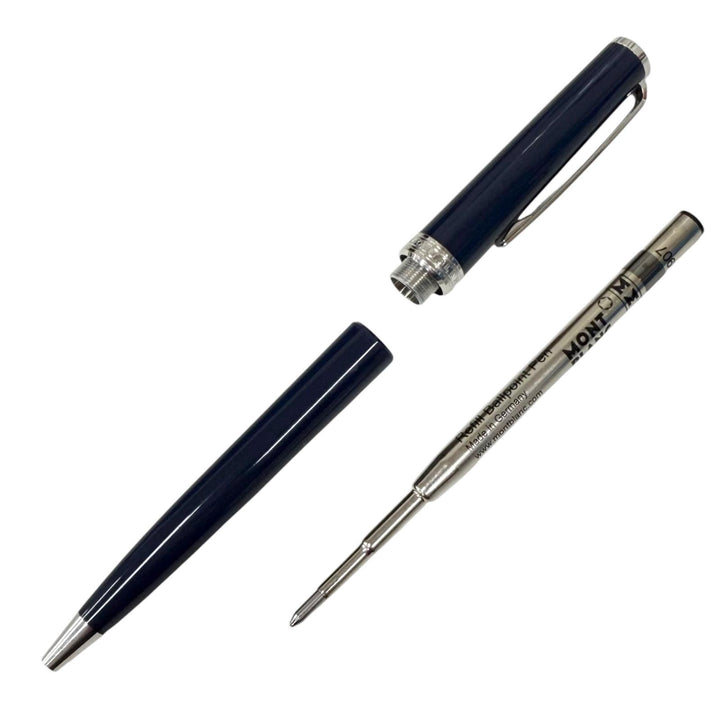 Great MONTBLANC Ballpoint pen Pix Collection White Star Twist Type Navy mens