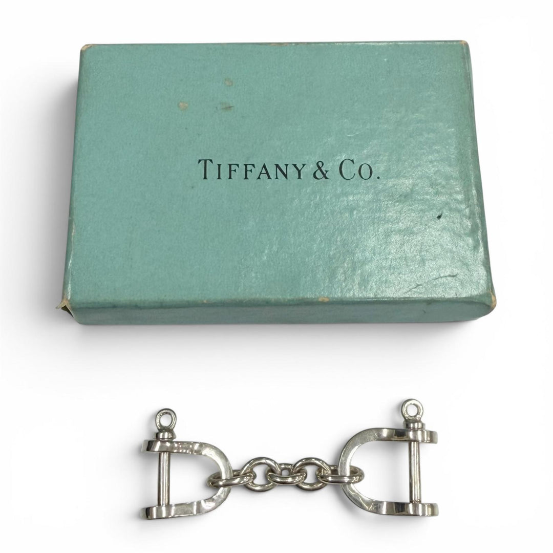 Great TIFFANY&Co. key ring 925 Silver Sterling Silver mens