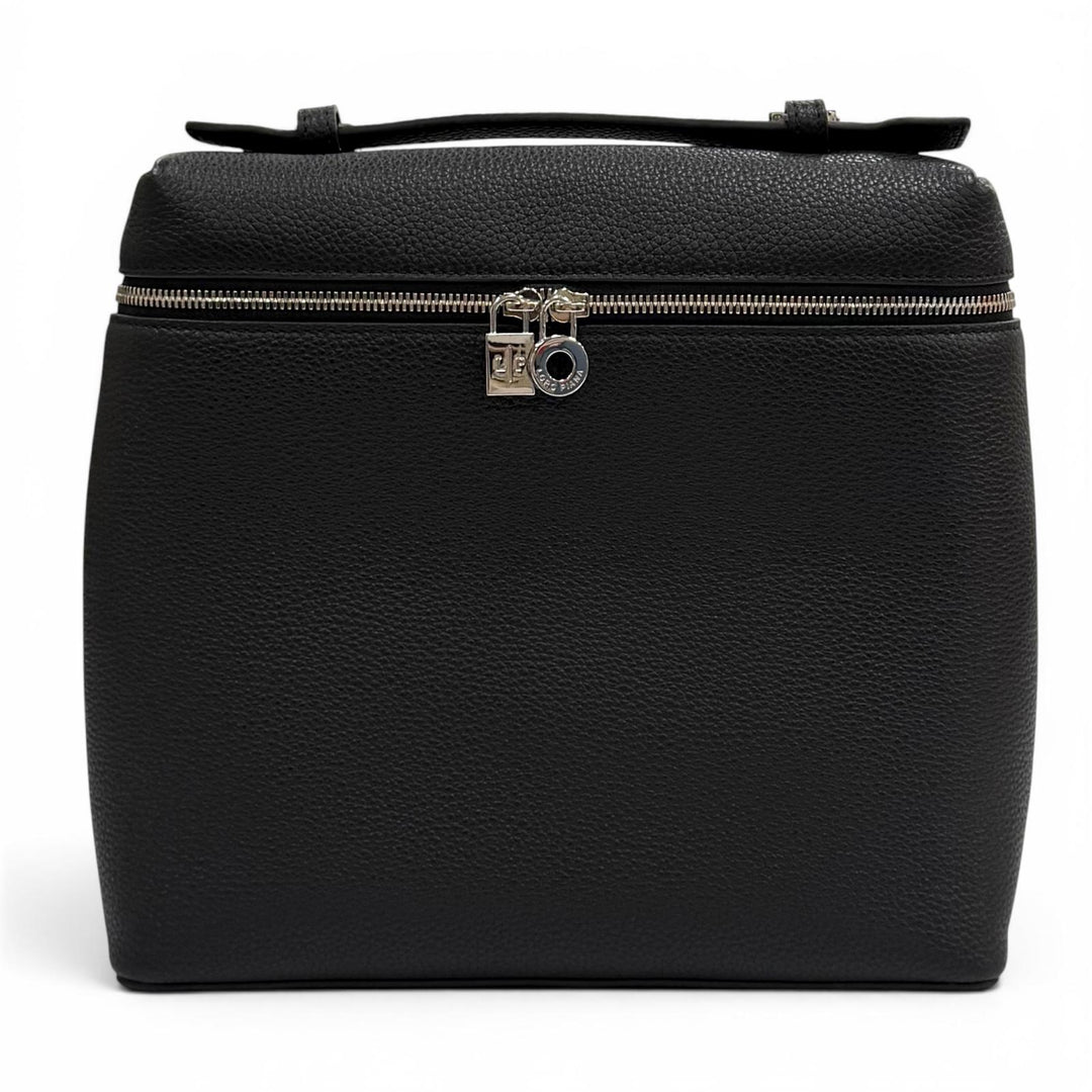 Excellent Loro Piana Extra Pocket Backpack Grained calfskin Leather FAN4041
