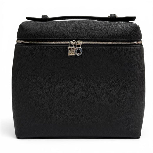 Excellent Loro Piana Extra Pocket Backpack Grained calfskin Leather FAN4041