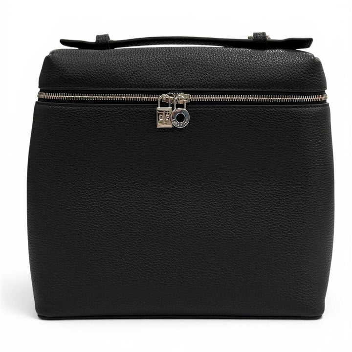 Excellent Loro Piana Extra Pocket Backpack Grained calfskin Leather FAN4041
