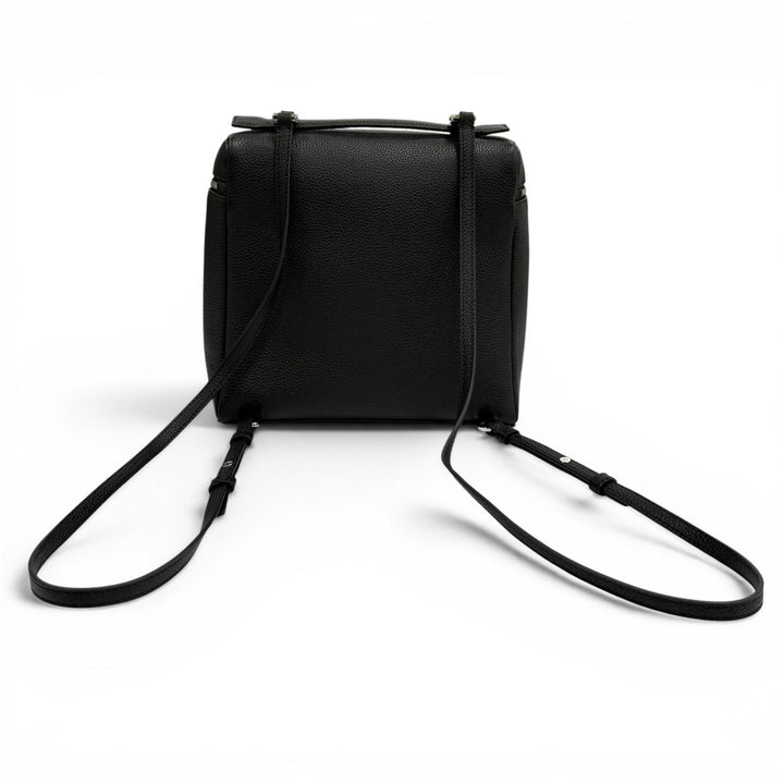 Excellent Loro Piana Extra Pocket Backpack Grained calfskin Leather FAN4041
