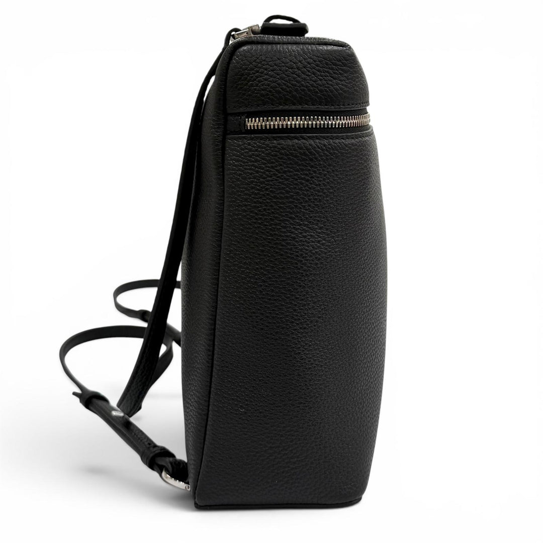 Excellent Loro Piana Extra Pocket Backpack Grained calfskin Leather FAN4041
