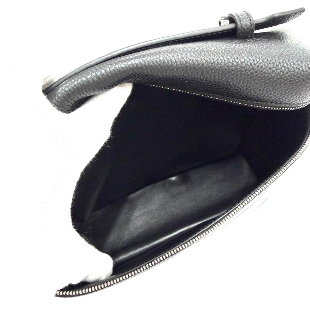 Excellent Loro Piana Extra Pocket Backpack Grained calfskin Leather FAN4041