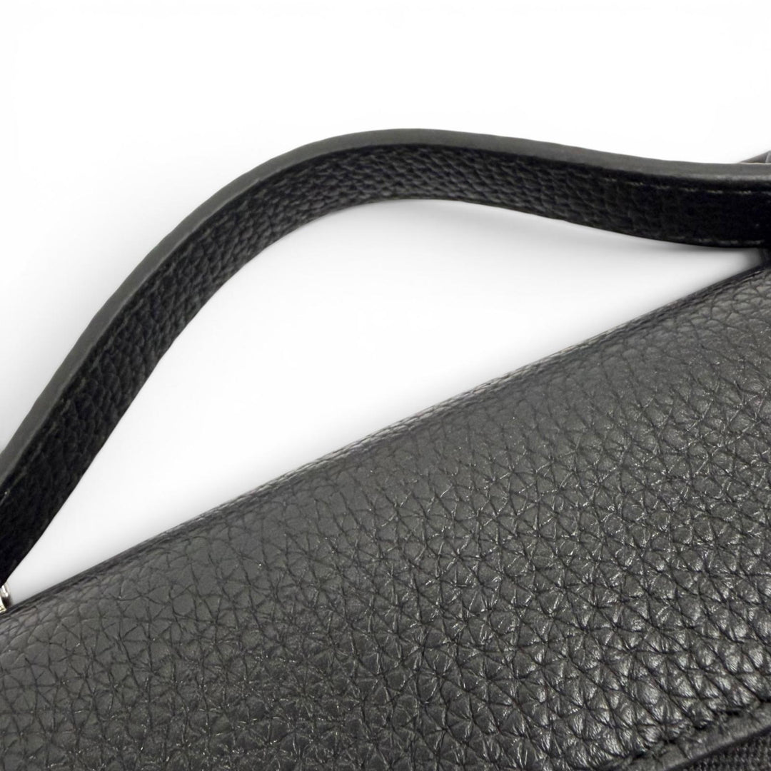 Excellent Loro Piana Extra Pocket Backpack Grained calfskin Leather FAN4041