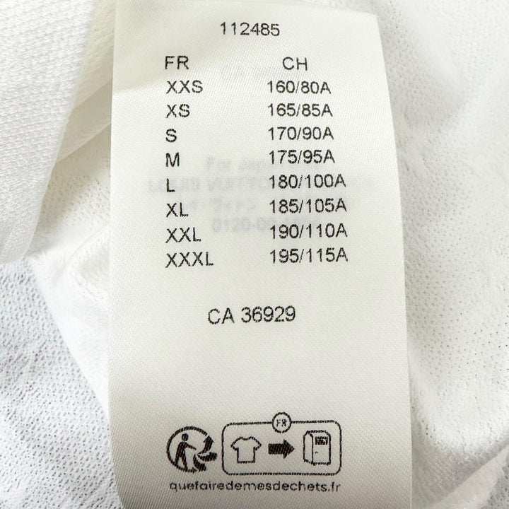 Excellent LOUIS VUITTON Short sleeve T-shirt monogram mesh white cotton mens
