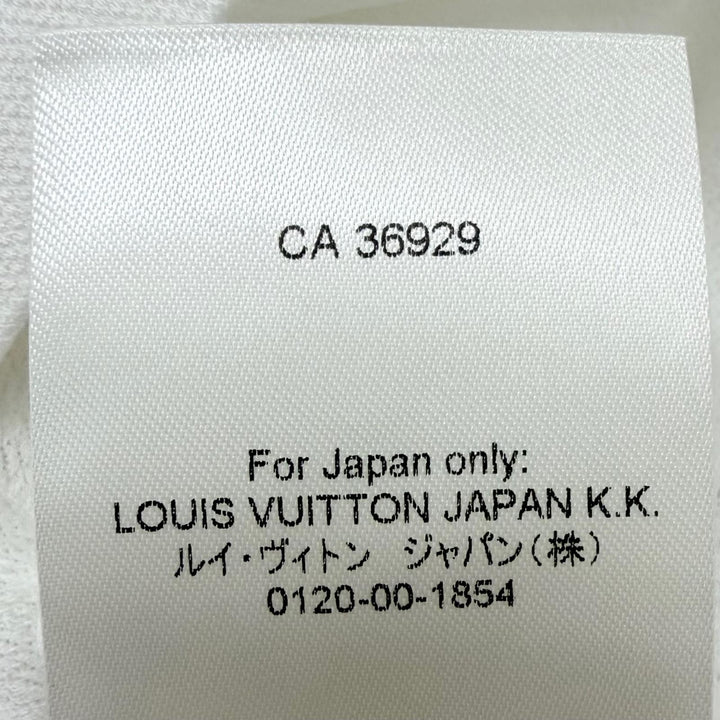 Excellent LOUIS VUITTON Short sleeve T-shirt monogram mesh white cotton mens