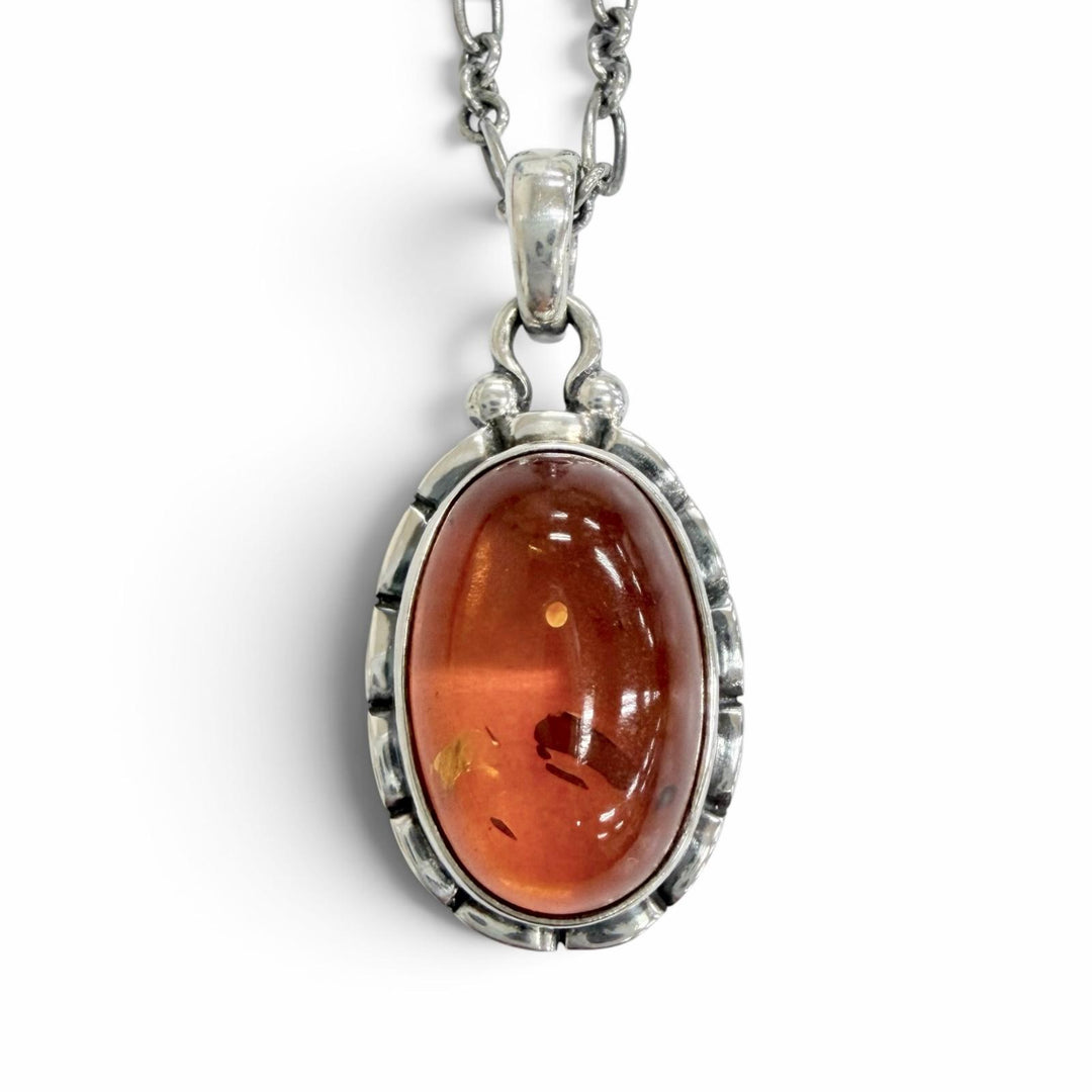 Great Georg Jensen Necklace 2001 Year Pendant Sterling Silver 925 Women