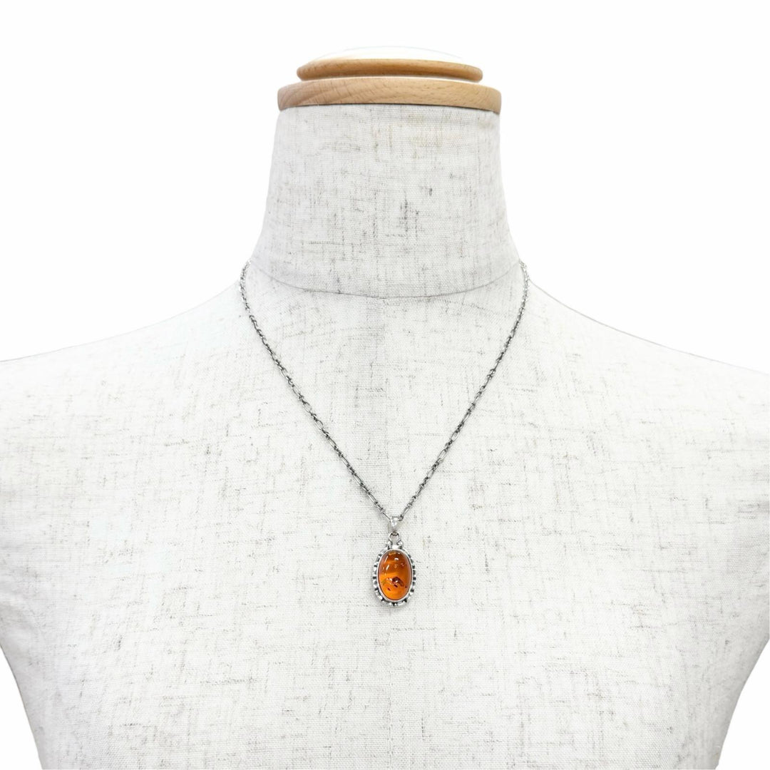 Great Georg Jensen Necklace 2001 Year Pendant Sterling Silver 925 Women