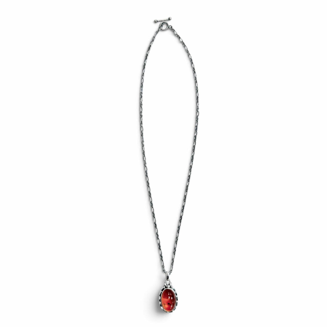 Great Georg Jensen Necklace 2001 Year Pendant Sterling Silver 925 Women