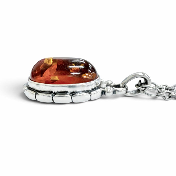 Great Georg Jensen Necklace 2001 Year Pendant Sterling Silver 925 Women