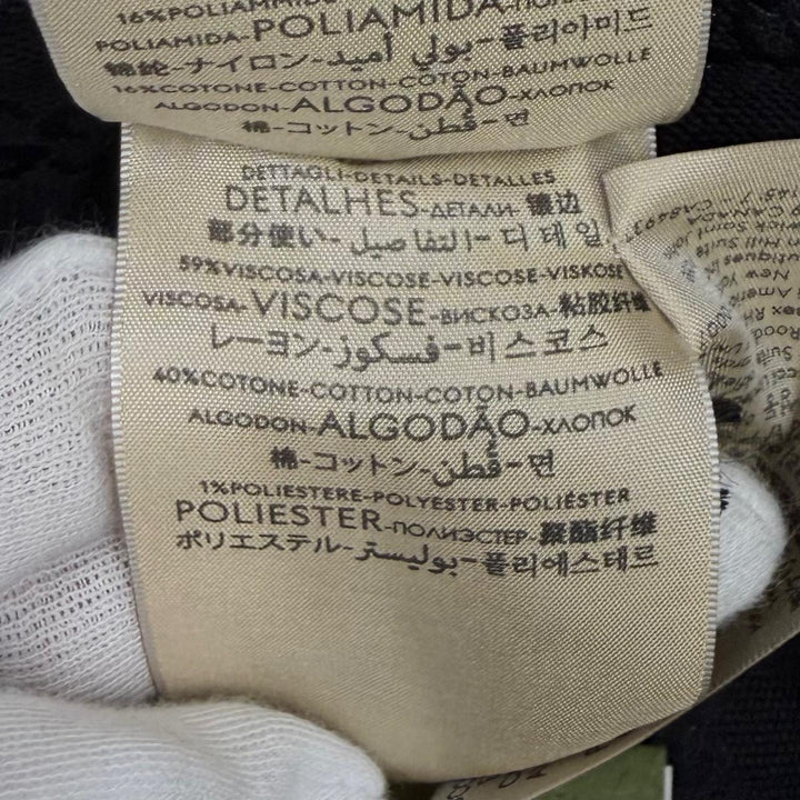 Pristine GUCCI hat Logo design, GG canvas lining, bucket bag cotton S 777372