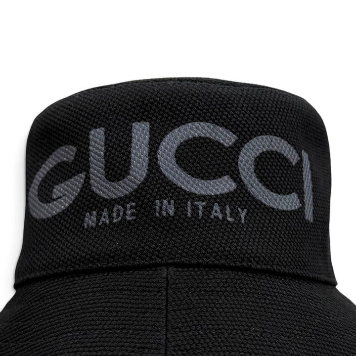 Pristine GUCCI hat Logo design, GG canvas lining, bucket bag cotton S 777372