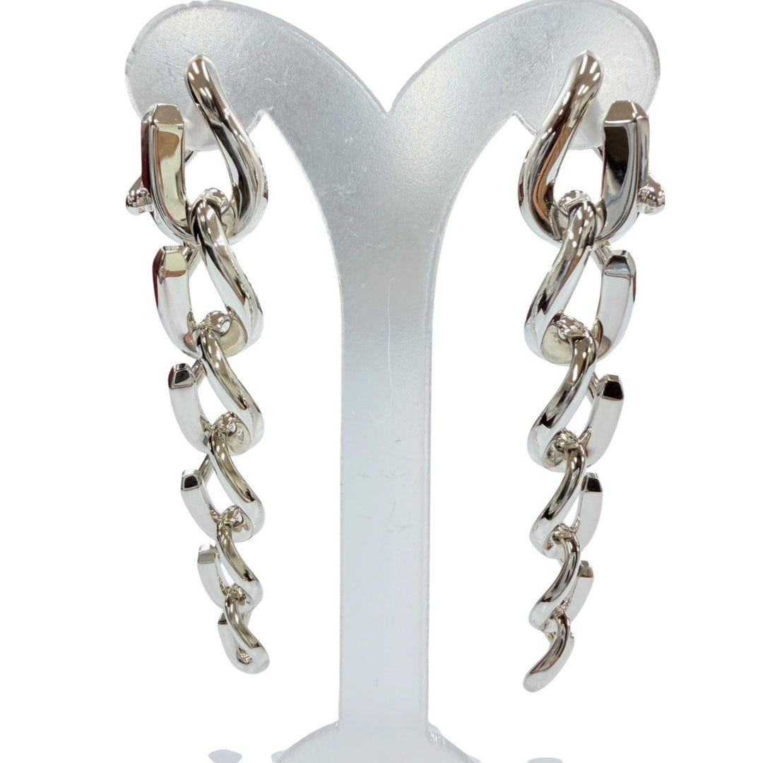 Excellent TIFFANY&Co. Forge Drop Link Pierce Accessories Silver AG925 Women