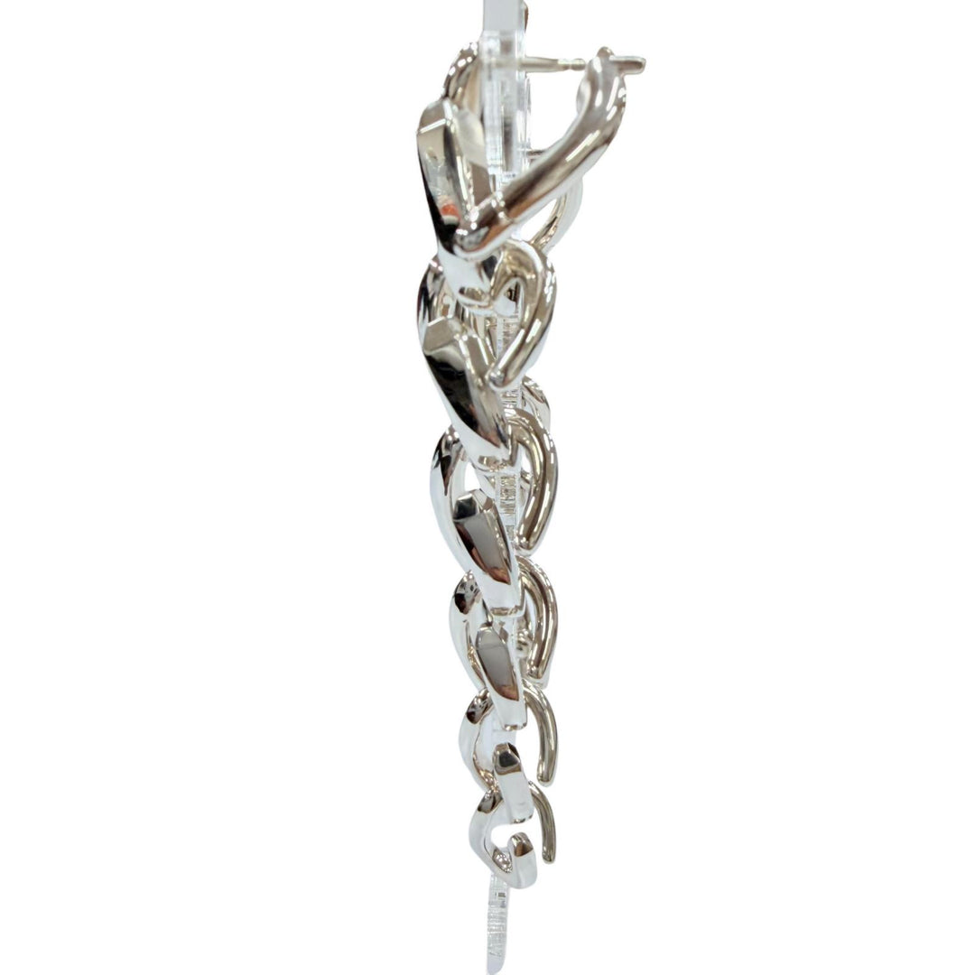 Excellent TIFFANY&Co. Forge Drop Link Pierce Accessories Silver AG925 Women
