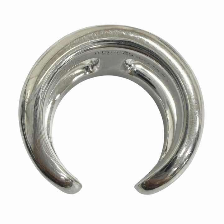 Great HERMES Ring ring Osmos PM Silver Women 49
