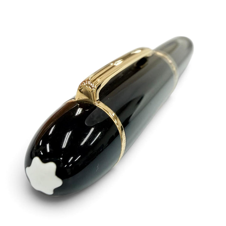 Great MONTBLANC fountain pen Meisterstück 149 White Star Bicolor black 18K mens