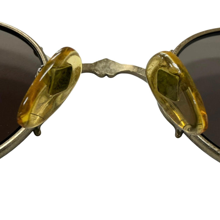 Very Good JEAN-PAUL GAULTIER sunglasses 90s Archive Tortoiseshell Pattern Round