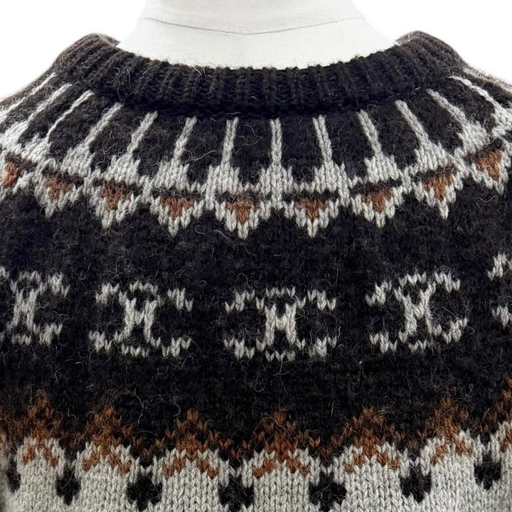 Great CELINE sweater gray wool mens L 2AD6W874P
