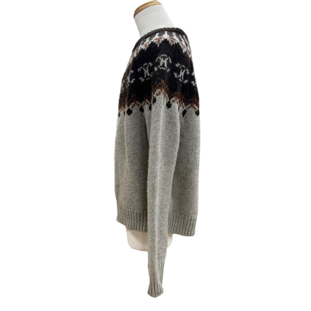 Great CELINE sweater gray wool mens L 2AD6W874P