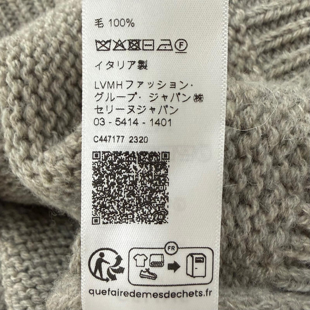 Great CELINE sweater gray wool mens L 2AD6W874P