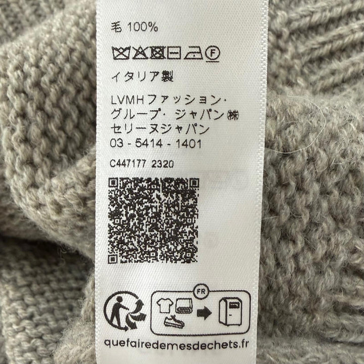 Great CELINE sweater gray wool mens L 2AD6W874P