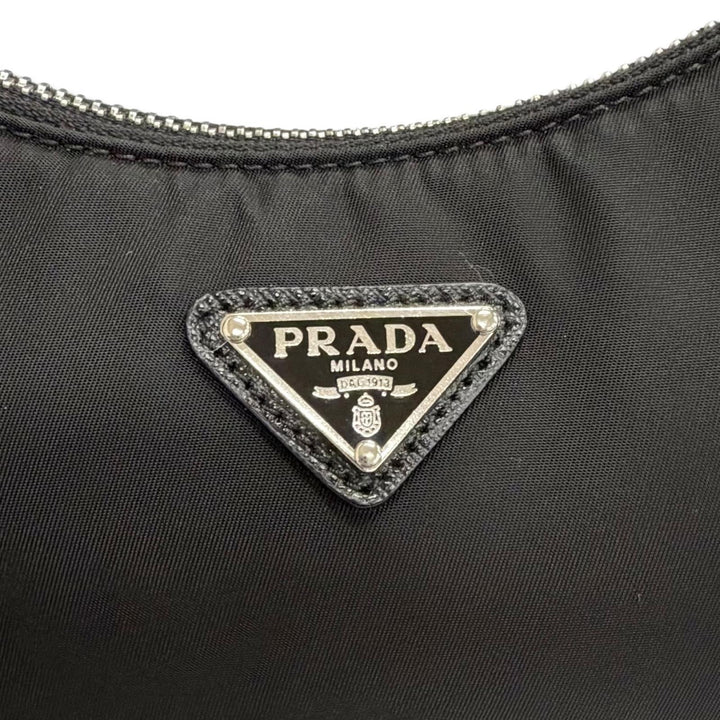 Excellent PRADA Re-Edition 2005 Re-Nylon Triangle Logo 2-Way Shoulder Bag 1BH204