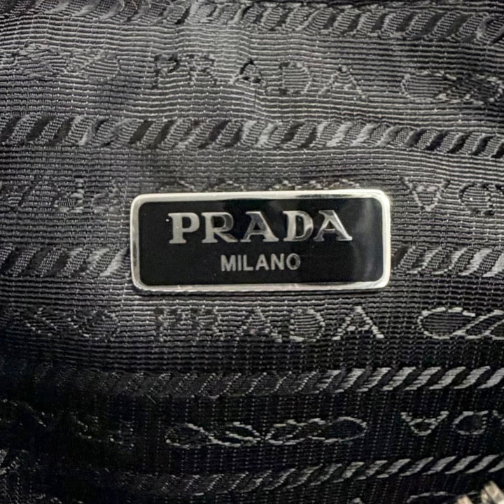 Excellent PRADA Re-Edition 2005 Re-Nylon Triangle Logo 2-Way Shoulder Bag 1BH204