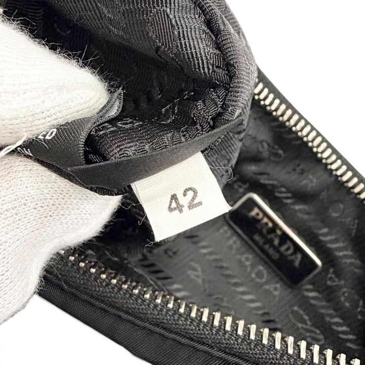 Excellent PRADA Re-Edition 2005 Re-Nylon Triangle Logo 2-Way Shoulder Bag 1BH204